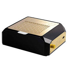 Настільна манікюрна витяжка з фільтром HEPA Teri Diamond, колір чорний (сітка золота)