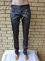 Брюки, джинсы женские высокого качества коттоновые стрейчевые GUCC, Турция