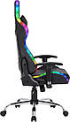 Крісло ігрове Defender Ultimate, 60мм, Клас 3, RGB ПУ, Black, фото 4
