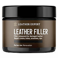 Шпаклівка для шкіри чорна 250мл Leather Expert Leather Filler Black