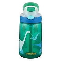 Бутылка для воды детская Contigo Gizmo Flip 420ml Jungle Green Dino (2115035)