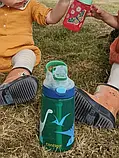 Пляшка для води дитяча Contigo Gizmo Flip 420ml Jungle Green Dino (2115035), фото 6