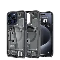 Чехол Spigen Ultra Hybrid Mag Magsafe iPhone 15 Pro Zero One Case ACS06721