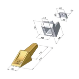 Тримач плаского різця BETEK BHR73 BHZ80/2, фото 10