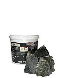 Камінь Нефрит колотo-пиляне 10-16 см 10 кг для бані и сауни