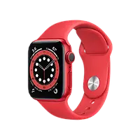 Apple Watch 6 40mm Red Aluminium Case with Red Sport Band