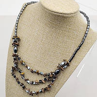 Буси Крихітка Гематит і Тигровий Око 45 см