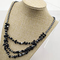 Буси Крихітка Гематит і Чорний Агат 45 см