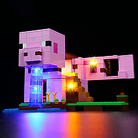 Комплект освещения cooldac Lego Minecraft The Pig House 21170 (витрина)