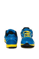 Mizuno - кросівки зі шкіряною окантовкою,  колір синій/жовтий/сріблястий,  Оригінал, б.у розмір 37р 3