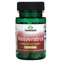 Resveratrol 5 mg Swanson, 60 капсул