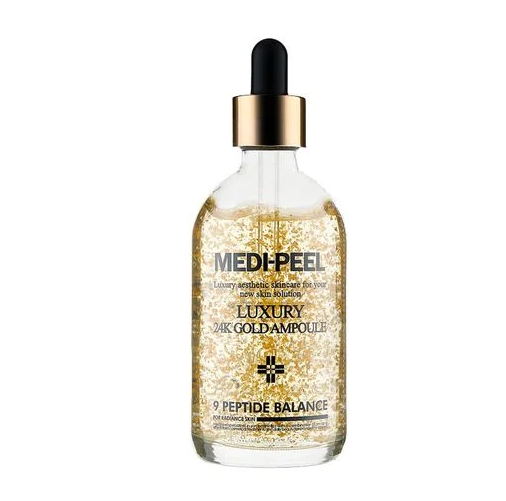 Антиоксидантна сироватка для обличчя Medi-Peel Luxury 24K Gold Ampoule для сяяння шкіри, 100 мл