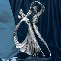 Статуетка "Танцующая пара", скульптура "Вальсирующая пара" Exetera Argenti