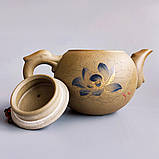Заварювальний чайник зі світлої глини "Лотос", фото 2