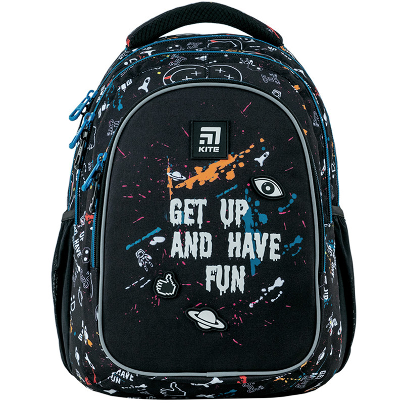 Рюкзак Kite Education teens 40х29х17 см, 20.5 л, чорний (K24-8001M-3)