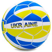 М'яч футбольний UKRAINE BALLONSTAR №5 жовтий-блакитний-білий