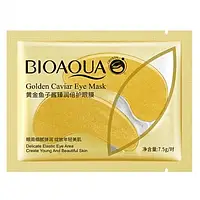 Гидрогелевые патчи под глаза BIOAQUA Golden Caviar Eye Mask c золотом и икрой (1 пара)