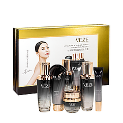 Подарунковий набір косметики для жінок Veze Hyaluronic Acid Black Truffle Luxury, 7 продуктів FZ82522