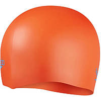 Шапочка для плавания Speedo Plain Moulded Silicone Cap JU (8-7099014570) Orange/Blue детская