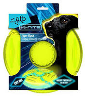 Іграшка для собак Фрізбі, що світиться 4 кольорами з термопластичної гуми, AFP 3302, 22.5 см