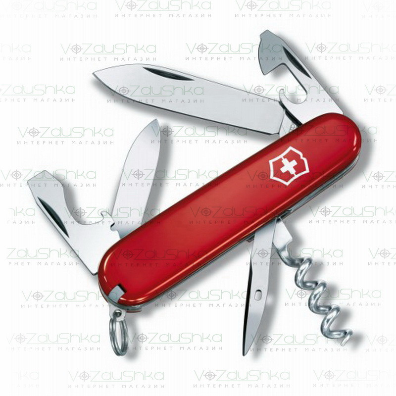 Ніж Victorinox Tourist 0.3603 червоний. 13 функцій