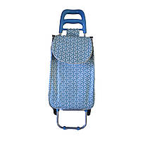 Тачка сумка двоколісна кравчучка Stenson MH-2784 Wicker blue S
