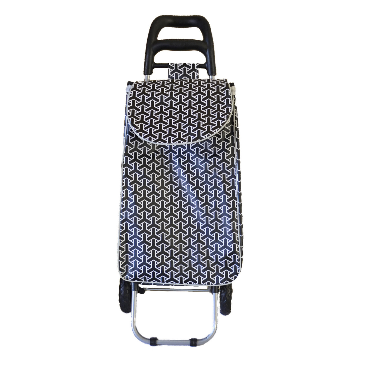 Сумка на колесах тачка кравчучка Stenson MH-2784 Wicker black S