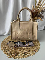 Marc Jacobs Tote Bag Mini Beige 26x21x13 женские сумочки и клатчи высокое качество
