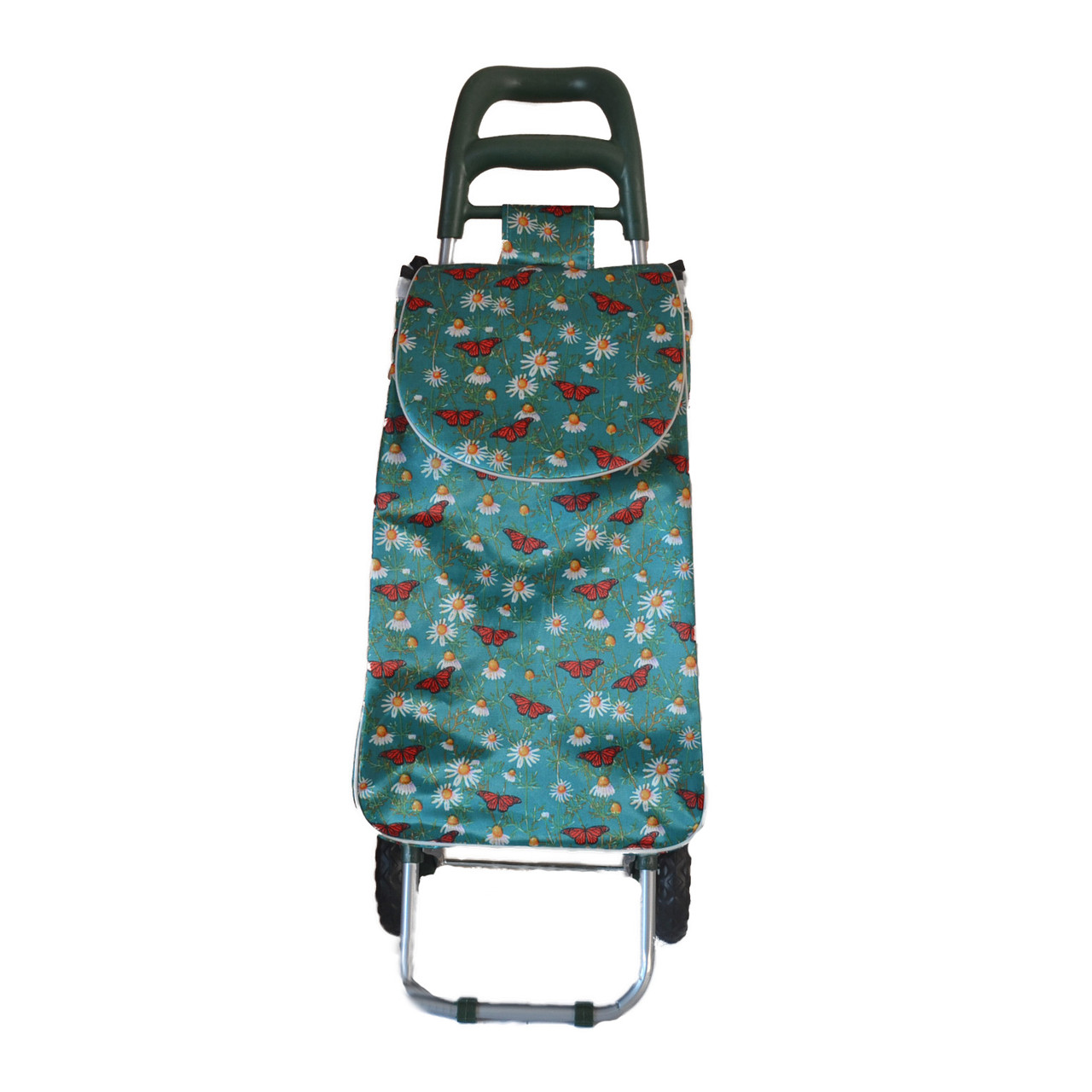 Сумка візок на колесах тачка-кравчучка Stenson MH-1901 Daisies (SHiz15169), фото 1