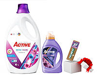 Гель для стирки Active White&Colors 6л +Ополаскиватель Active 1.5 л и получи в подарок Ace Green Pavimenti