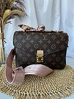 Louis Vuitton Pochette Metis New Brown/Pink высокое качество женские сумочки и клатчи высокое качество