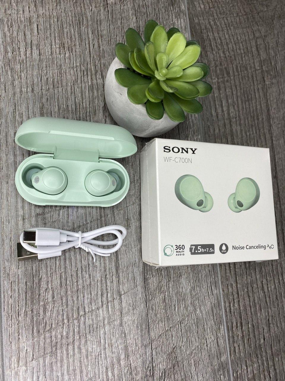 Бездротові навушники для Sony WF-C700N Green Bluetooth