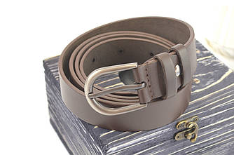 Жіночий брючний коричневий натуральна шкіра подарунок на 8 березня |  від 80 до 140 см