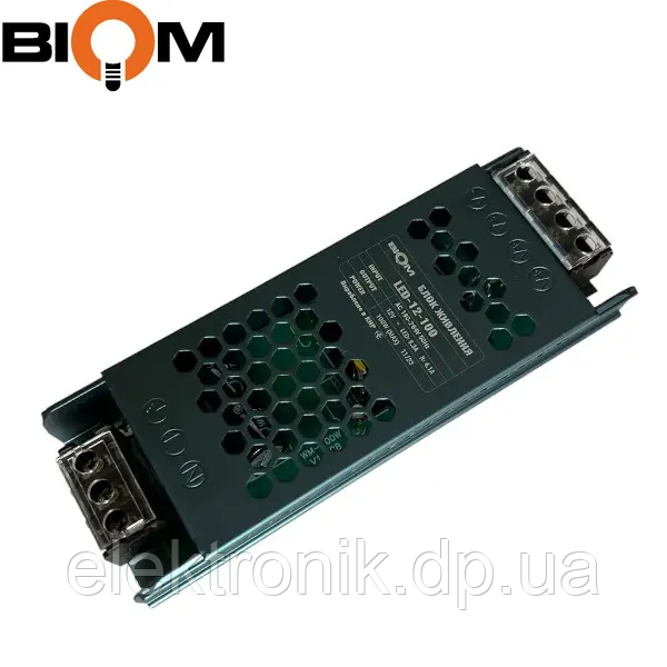 Блок питания BIOM DC12 100W 8.3А LED-12-100