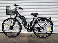 Электровелосипед Corso "HARMONY" 28" стальная рама, односкоростной, 350В36В/10Ач дорожный, с корзиной