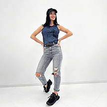 Трикотажна жіноча майка тай-дай "Design" (Турція), фото 5