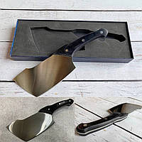 Кухонный качественный нож топорик универсальный практичный широкий для кухни, Ножи для мяса