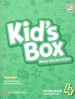 Kid's Box New Generation 4: Activity Book with Digital Pack (робочий зошит з кодом доступу онлайн)