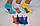 Жіночі шкарпетки короткі з бавовни з малюнком НЛ яскраві асорті, фото 2