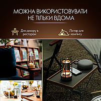 Лампа-нічник світлодіодна сенсорна LED з регулюванням яскравості Золото (KL-Gold), фото 8