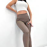 Жіночі лосини з екошкіри "Magic" (тонкі) Батал, фото 2