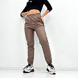 Штани-джогери з екошкіри "Bennett" Батал, фото 2
