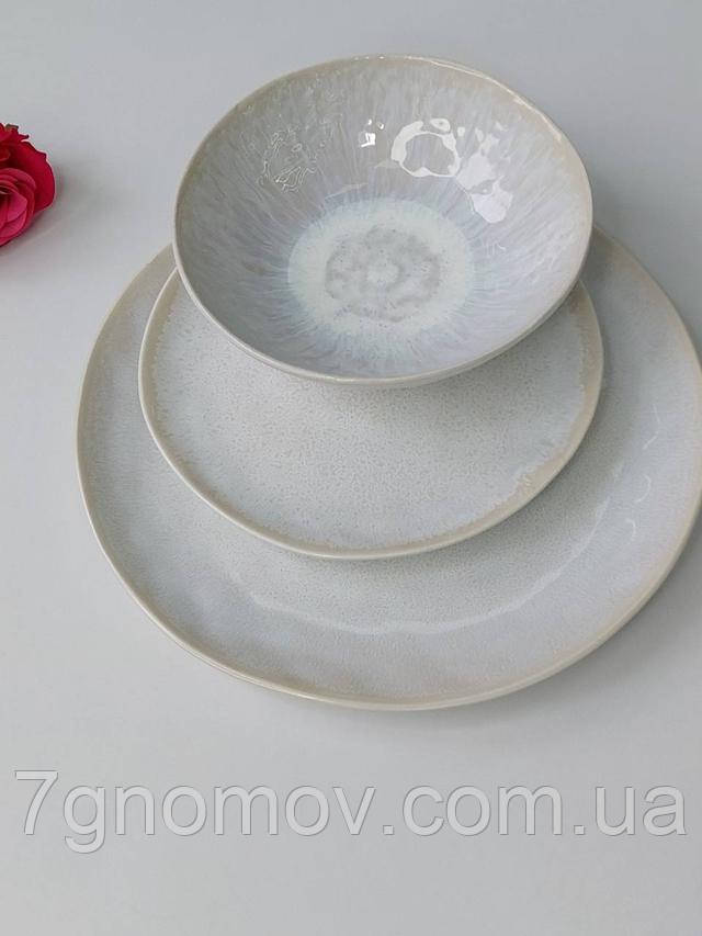СІМЕЙНИЙ НАБІР ЯНГОЛ (6 ВЕЛИКИХ ТАРІЛОК + 6 МАЛИХ ТАРІЛОК + 6 МИСОК)
