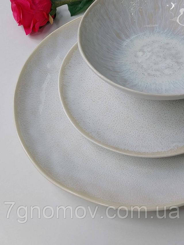 СІМЕЙНИЙ НАБІР ЯНГОЛ (6 ВЕЛИКИХ ТАРІЛОК + 6 МАЛИХ ТАРІЛОК + 6 МИСОК)