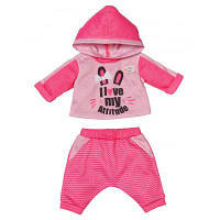 Аксессуар к кукле Zapf Набор одежды Baby Born Спортивный костюм для бега Розовый (830109-1) - Топ Продаж!