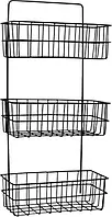 Полка навесная металлическая Stenson TD-01326 (3 яруса 25.5х10х51 см)