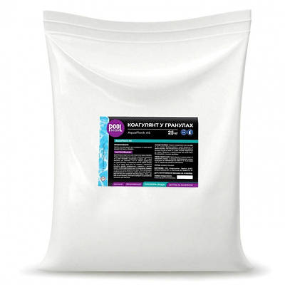 Флокулянт для басейну Poolman AquaFlock AS, коагулянт в гранулах 25 кг