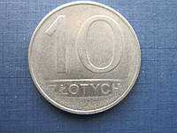 Монета 10 златих Польща 1987