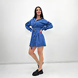 Вельветове плаття із широкими рукавами "Margo" Батал, фото 9