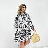 Легке жіноче плаття в стилі оверсайз "Lichi" Батал, фото 6